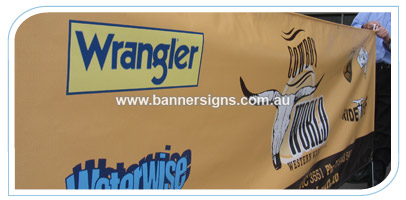 4m by 1m Vinyl PVC Banner for advertisment in Hornsby