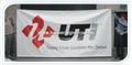 4 metre by 2 metre white vinyl banner for outdoor display