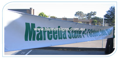 4m by .5m Vinyl PVC Banner for advertisment in Melbourne