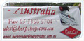 6 metre by .8 metre white vinyl banner for outdoor display in in Mt. Waverly Melbourne