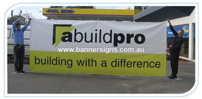 6m by 2.0m Vinyl PVC outdoor Banner for advertising in building material supplier industry