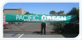 8 metre by .7 metre green vinyl PVC banner for outdoor display in Elizabeth
