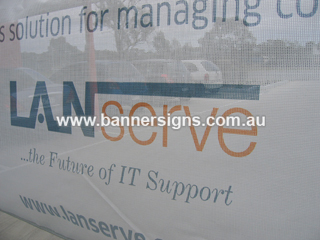 Mesh Banner for advertising