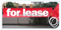 Standard Premade banner sign FOR LEASE