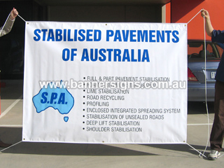 Buy custom made banners for construction and building sites