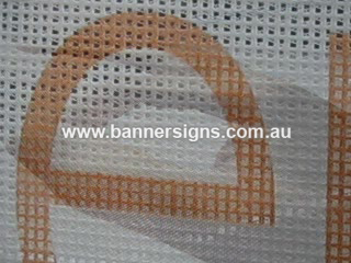 mesh banners