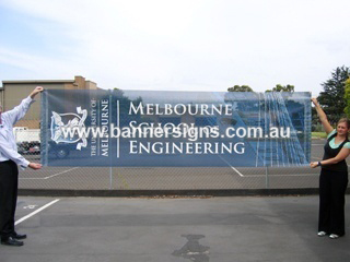 mesh banners