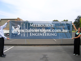 Mesh banner light weight for advertising in Sydney