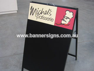 A-Frame blackboard for cafes or restaurants